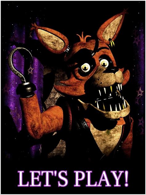 Fnaf Plus Foxy Poster Poster For Sale By Inb Redbubble