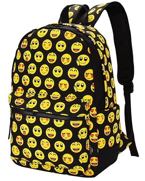 Emoji Backpack Emoji Galore In 2021 Emoji Backpack