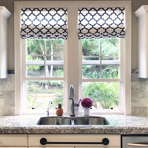 Our living room and dining room were in bad need of some protection from the evening sun (see my planning and thoughts on why i made these in this post and the before and after here). Flat Roman Shade - Premium Fabric - Windows by Melissa