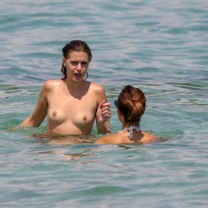 French Reality Star Barbara Opsomer Topless In Saint Tropez Scandal