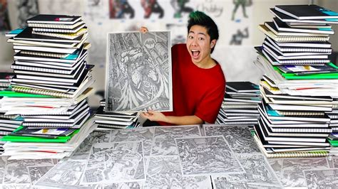 But what if you don't have the time? Flipping Through All My Sketchbooks! - 10,000 Drawings in ...