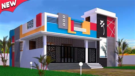 Most Beautiful Single Floor House Elevation Designs Simple Indian