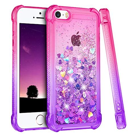 Ruky Iphone 5 5s Case Iphone Se Case For Girls Gradient Quicksand