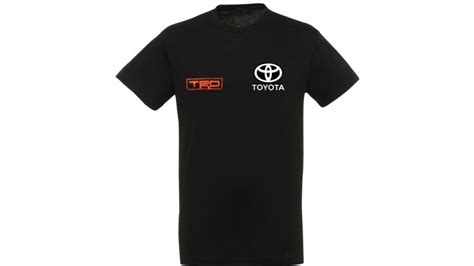 Toyota Trd Print T Shirt Black Custom Clothing