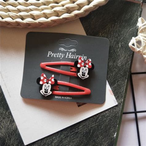 Minnie Mouse Haar Clips Minnie Mouse Haarclipjes Disney Minniemouse Haar Speldjes