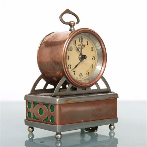 Mauthe Musical Alarm Top Clock Early 1910s Antique Germany Carriage