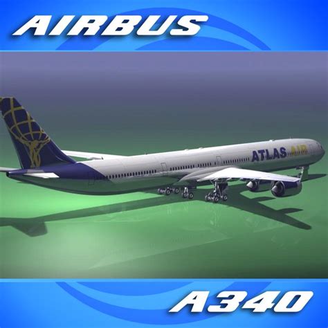 Airbus A340 600 A340 3d Model