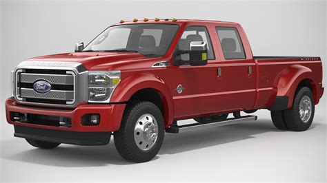 Ford Super Duty 2016 F450 Crew Cab Drw 3d Model By 3dacuvision