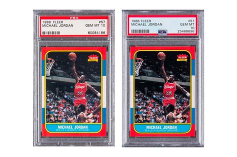 1986 Michael Jordan Rookie Card Auction 738kusd Hypebeast