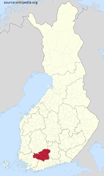 Kanta-Hämeen kartta - Suomen kartat