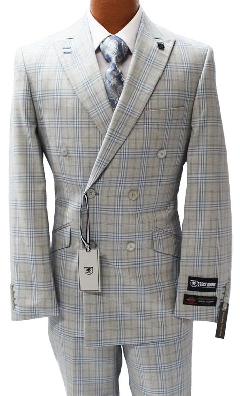 big and tall suits and sport coats stacy adams mens single breasted plaid slim fit suit interaktif