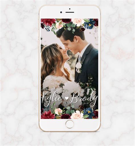 Snapchat Geofilter Wedding Wedding Snapchat Filter Snapchat Etsy
