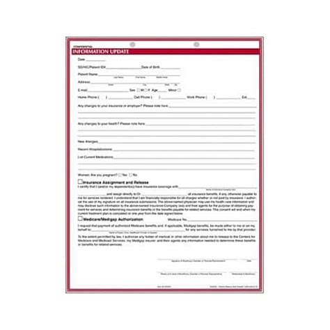 Medical Arts Press Dental Chart Forms For Adult Patients