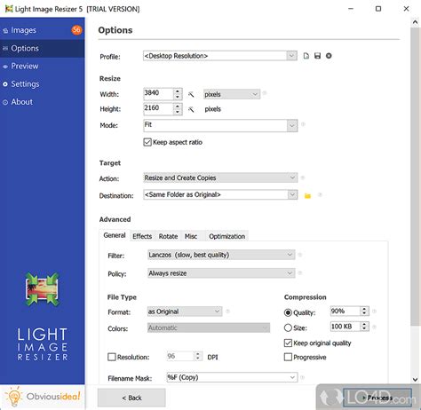 Download Light Image Resizer Sopnut