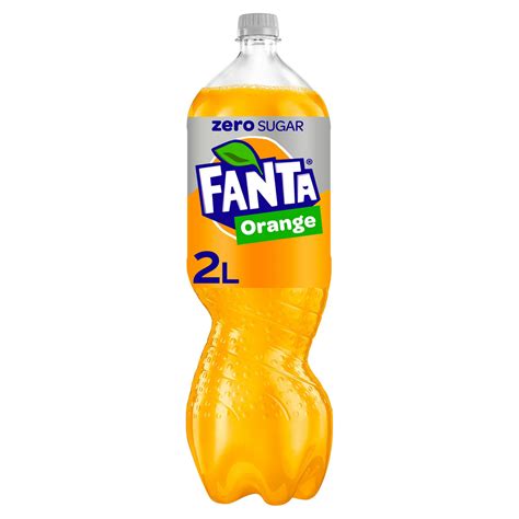 Fanta Orange Zero 2l Orange And Fruit Flavoured Iceland Foods
