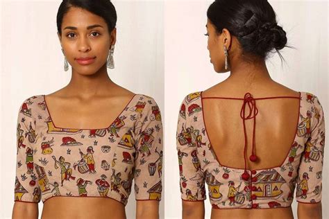 Saree Blouse Designs Back And Front Gap Blazers Womens Pant Size