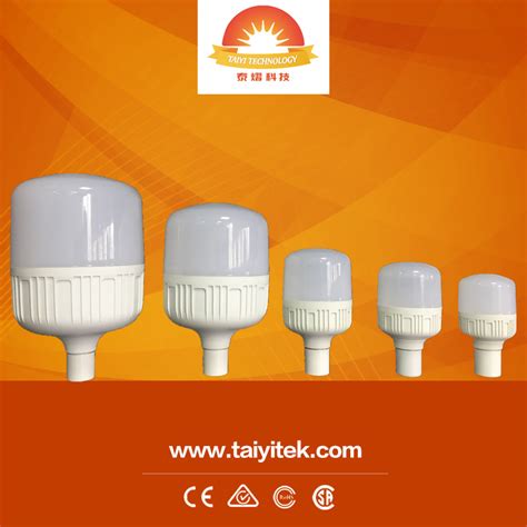 China 9w 15w 20w 28w 38w 48w 58w 68w T Shape Led Bulb Light Aluminum