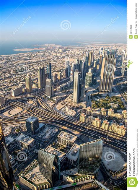 Dubai Downtown East United Arab Emirates Architecture Editorial Stock