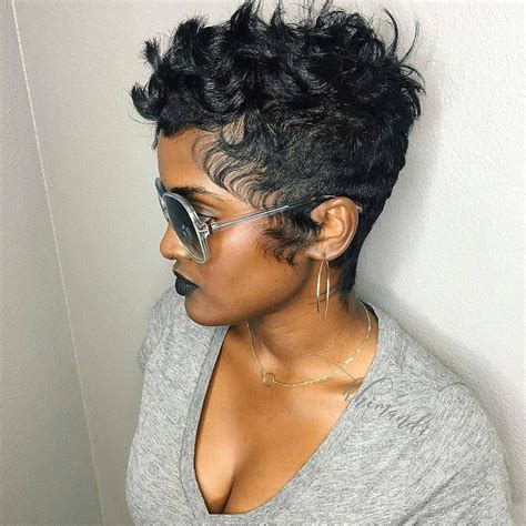 African American Curly Pixie Cut Fashionblog