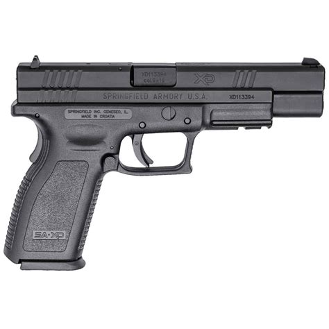Springfield Armory Xd Tactical 9mm Luger 5in Black Pistol 101 Rounds