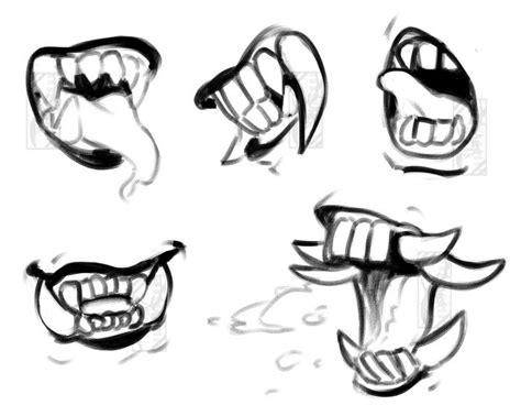 Teeth Tumblr Art Reference Poses Teeth Art Scary