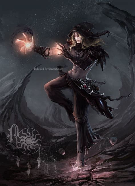 Elf Mage By Ladyowl On Deviantart Dark Fantasy Art Dark Elf Dark