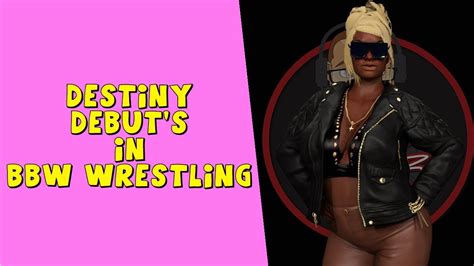 destiny puts selina to sleep in her debut in bbw wrestling youtube