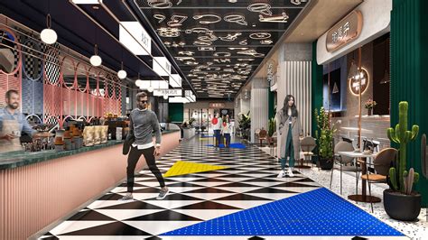 Time City On Behance Mall Design Store Design Shopping Mall Interior