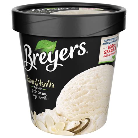 Breyers Natural Vanilla Ice Cream Shop Ice Cream At H E B