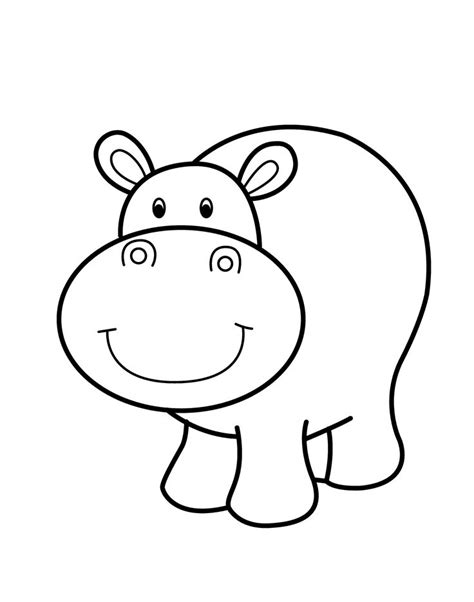 17 Best Easy Coloring Pages For Young Kids Images On