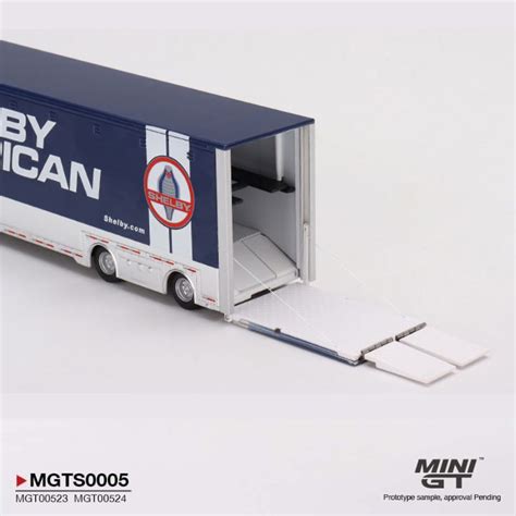 MINI GT SHELBY American Transporter Set Western Star 49X And Shelby GT500 SE Widebody