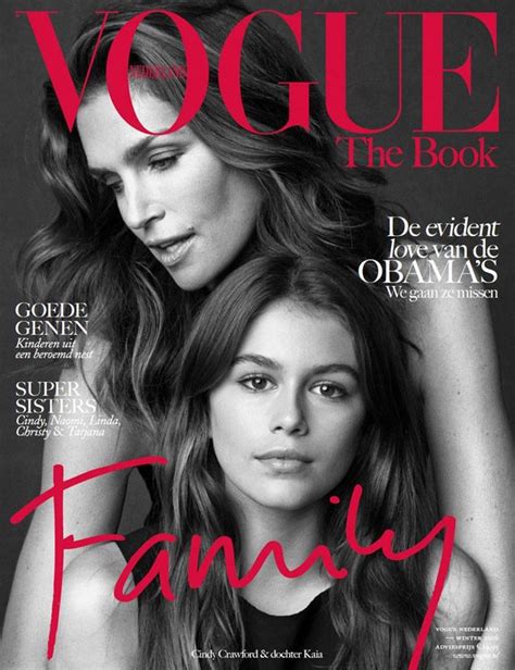 Cindy Crawford And Kaia Gerber Cover Vogue Netherlands The Book Issue