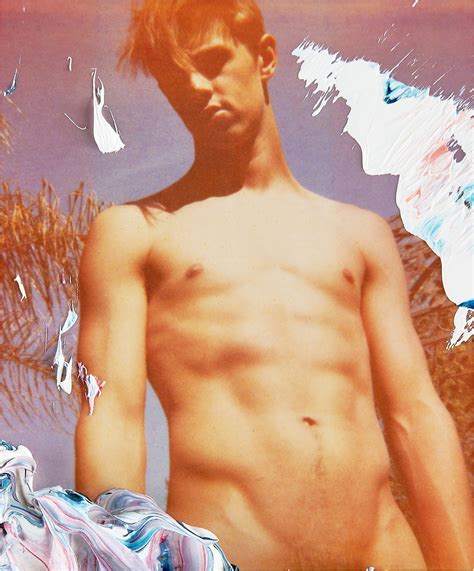 Jeremy Kosts Paint Streaked Polaroids Of Nude Men
