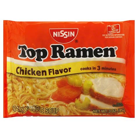 Nissin Top Ramen Chicken Flavor Ramen Noodle Soup Shop Soups And Chili
