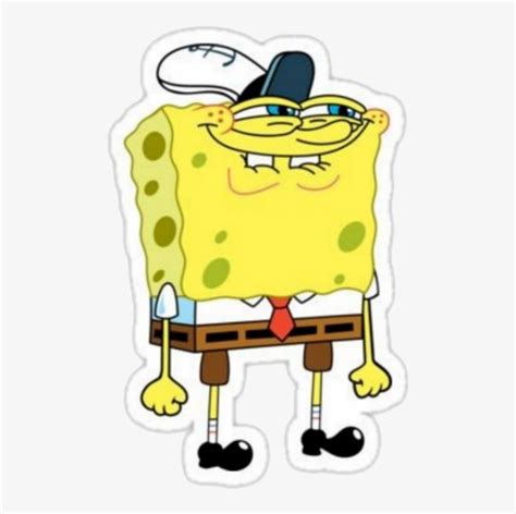 Spongebob Sticker Png Free Transparent Png Download Pngkey