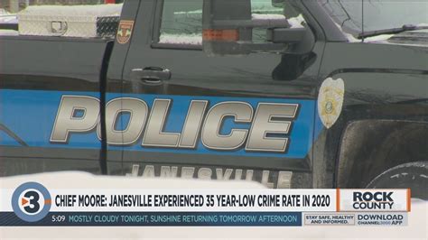 Janesville Police Report Drop In Crime Rate For 2020 Youtube