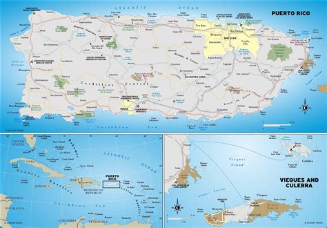 Puerto Rico Map Geographic Mapa De Puerto Rico Puerto Rico Islas