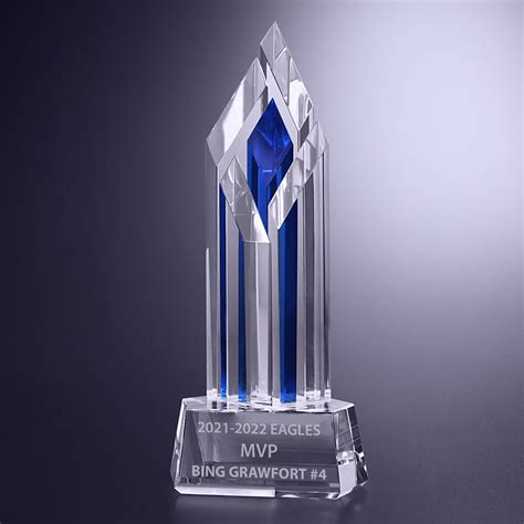 Halifax Indigo Crystal Award 9 Inch Trophy Depot