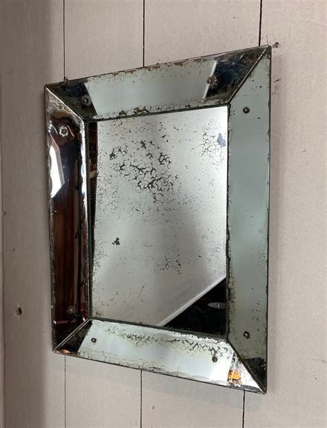 Antique Mercury Glass Mirror 19th Century For Sale At Pamono
