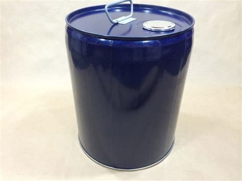 Blue Epoxyphenolic Lined Steel Pail Drum Yankee Containers Drums