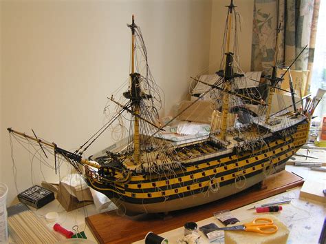 Hms Victory By Iangrant Finished Heller 1100 Plastic Kit