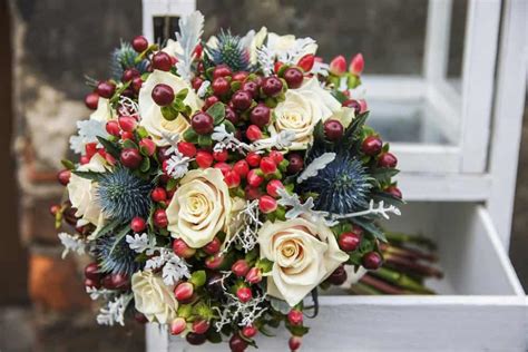 The Winter Landscape In Your Bouquet Beneva Weddings