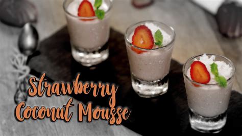 Just because you're trying to live a healthier lifestyle shouldn't mean you have to deny yourself one of the best pleasures in life. Strawberry Coconut Mousse | Healthy Dessert Recipe | Keto and Low Carb - Easy Coconut Fat Bombs ...