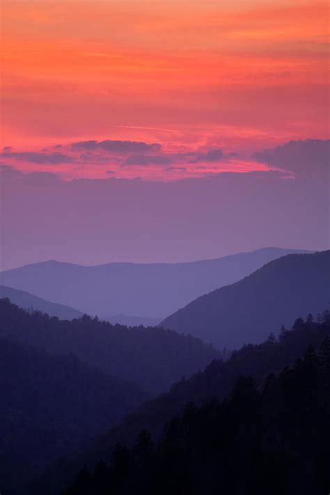 Smoky Mountain Sunset Photograph By Andrew Soundarajan