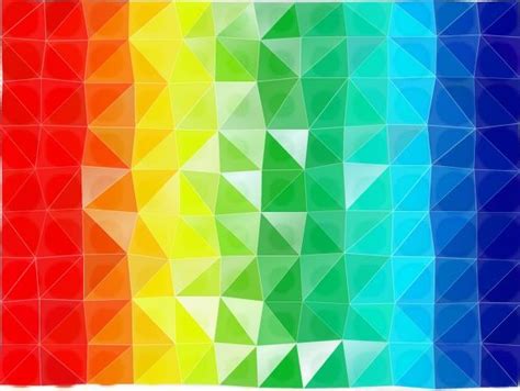Rainbow Triangles Мозаика