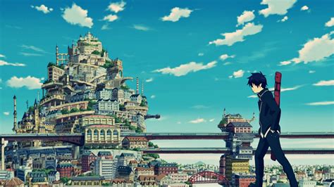 Clean, crisp images of all your favorite anime shows and movies. Wallpaper : 1920x1080 px, anime, Anime art, Blue Exorcist, Okumura Rin 1920x1080 - goodfon ...
