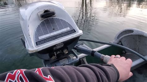 1964 Evinrude Fastwin 18hp Outboard Motor Pond Test Youtube