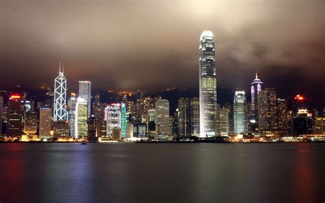 Hong Kong City Ocean Wide Wallpapers Hd Wallpapers Id 5855