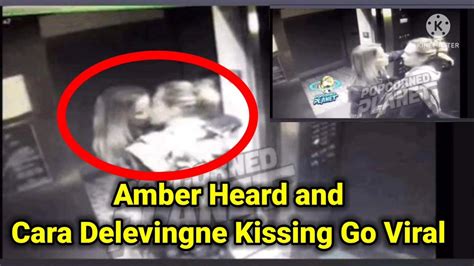 Photos Appearing To Show Amber Heard Cara Delevingne Kissing Go Viral