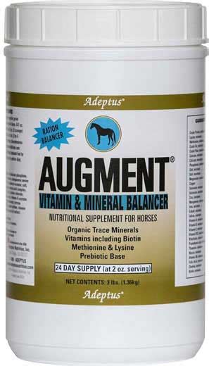 Searching for best horse supplements? Augment Vitamin Mineral Balancer for Horses Adeptus ...
